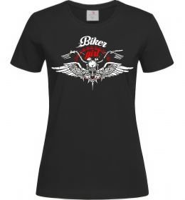 Жіноча футболка Biker girl moto