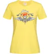 Жіноча футболка Biker girl moto Лимонний фото