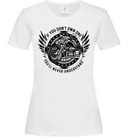 Женская футболка Biker You`ll never understand