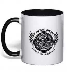 Чашка з кольоровою ручкою