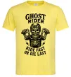 Мужская футболка Ghost rider Лимонный фото