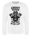 Світшот Ghost rider Білий фото