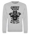 Світшот Ghost rider Сірий меланж фото