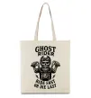 Эко-сумка Ghost rider Бежевый фото