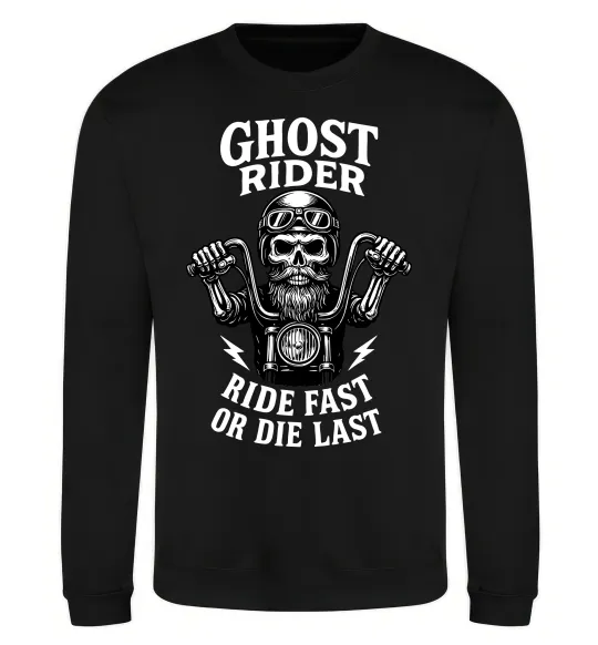 Світшот Ghost rider Чорний фото