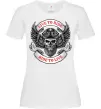 Жіноча футболка Live to ride Білий фото