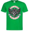 Мужская футболка Live to ride Зеленый фото