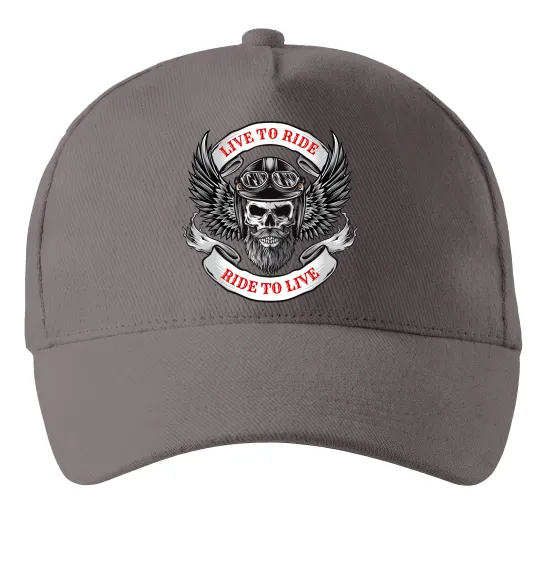 Кепка Live to ride Серый фото