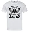 Чоловіча футболка Old riders Білий фото