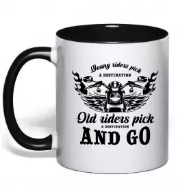 Чашка з кольоровою ручкою