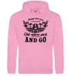 Женская толстовка (худи) Old riders Розовый фото