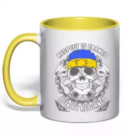 Чашка с цветной ручкой