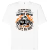 Футболка Оверсайз Rider live to ride Білий фото