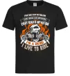 Мужская футболка Rider live to ride Черный фото