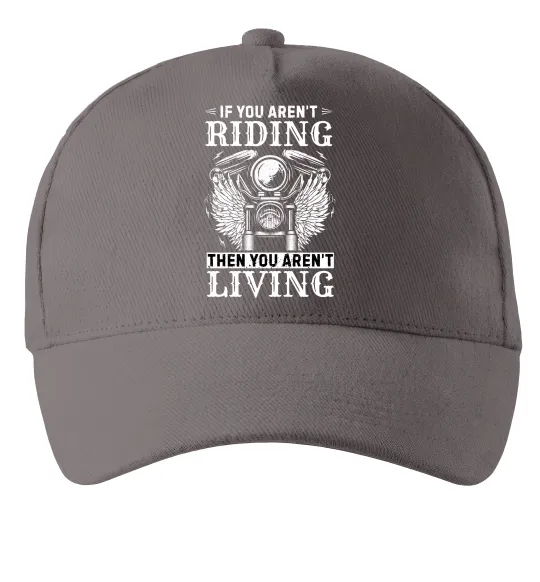 Кепка Riding is living Серый фото