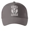 Кепка Riding is living Серый фото