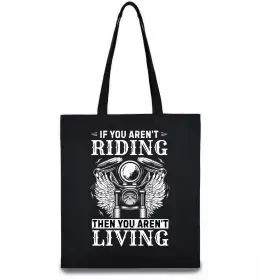 Еко-сумка Bike and fire Чорний фото