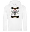 Женская толстовка (худи) Right company of bikers Белый фото