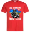 Мужская футболка Ukrainian biker Красный Мужская футболка Ukrainian biker Красный фото