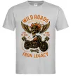 Чоловіча футболка Wild roads Сірий фото