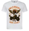 Чоловіча футболка Wild roads Білий фото