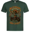 Чоловіча футболка Wild roads Темно-зелений фото