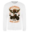 Світшот Wild roads Білий фото