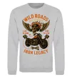Світшот Wild roads Сірий меланж фото