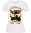 Жіноча футболка Wild roads Білий фото