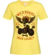 Жіноча футболка Wild roads Лимонний фото
