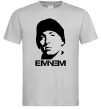 Чоловіча футболка Eminem face, колір - сірий, розмір - S Сірий фото