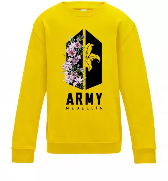 Детский Свитшот Army Medellin Солнечно желтый фото