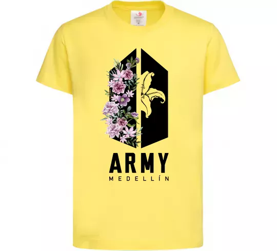 Дитяча футболка Army Medellin Лимонний фото