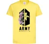 Дитяча футболка Army Medellin Лимонний фото