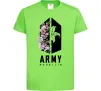Дитяча футболка Army Medellin Лаймовий фото