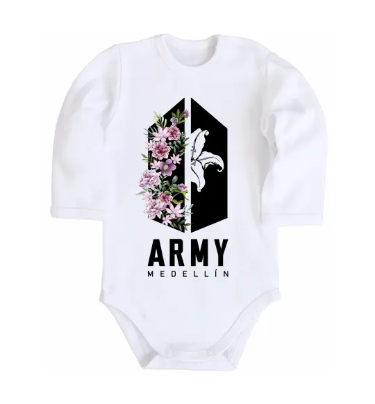 Детский боди Army Medellin Белый фото