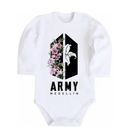 Детский боди Army Medellin Белый фото