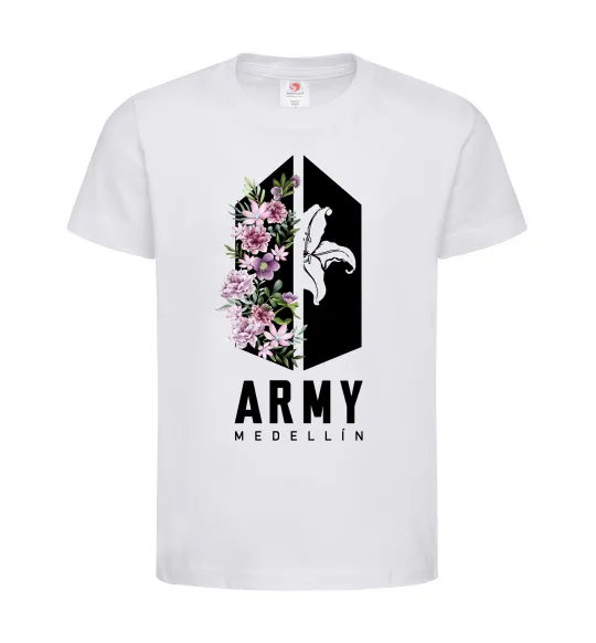 Дитяча футболка Army Medellin Білий фото