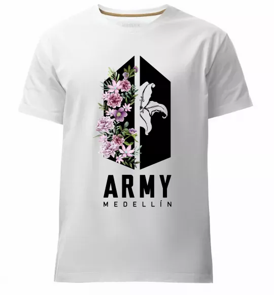 Мужская премиум футболка Army Medellin Белый фото