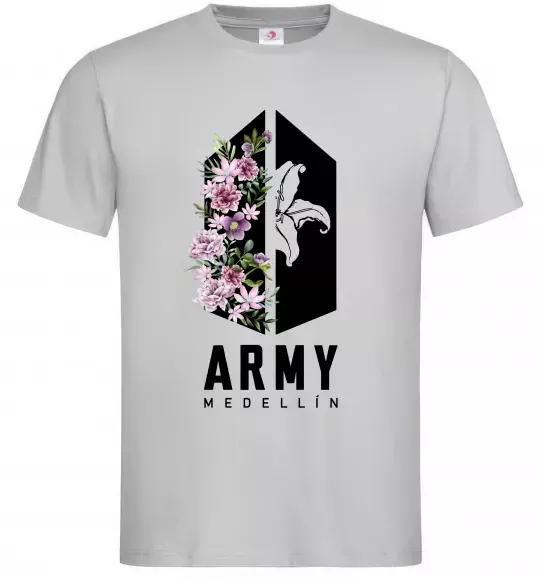 Мужская футболка Army Medellin Серый фото