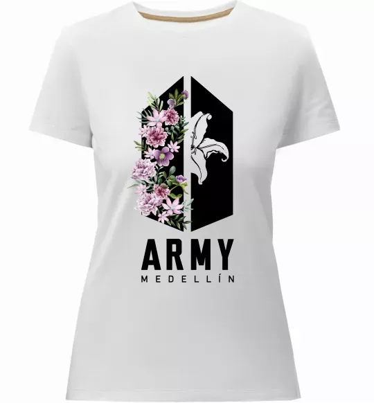 Жіноча преміум футболка Army Medellin Білий фото