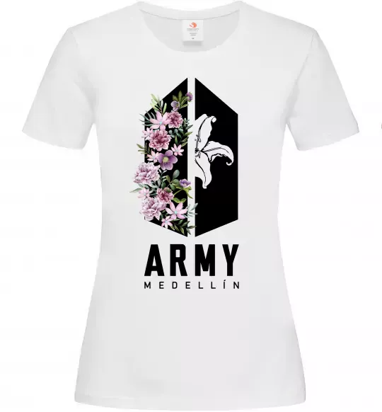 Жіноча футболка Army Medellin Білий фото