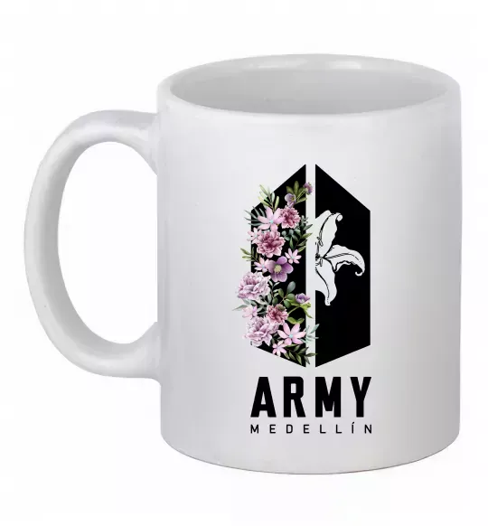 Чашка керамическая Army Medellin Белый фото