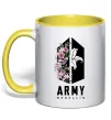 Чашка з кольоровою ручкою Army Medellin Лимонний фото