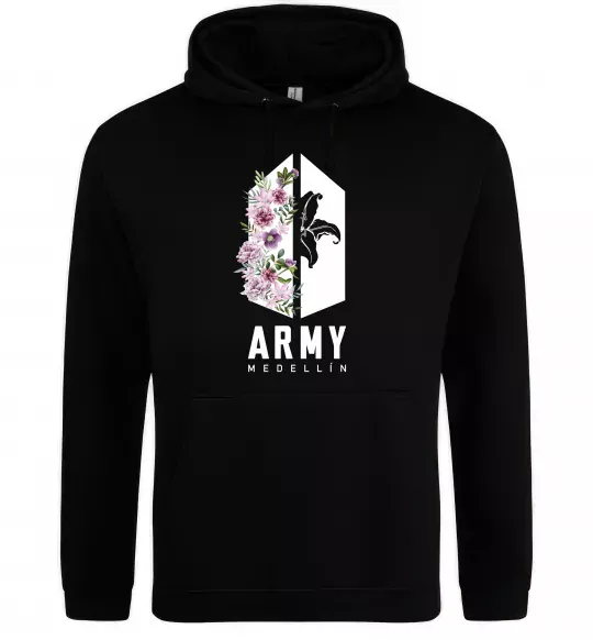 Мужская толстовка (худи) Army Medellin Черный фото