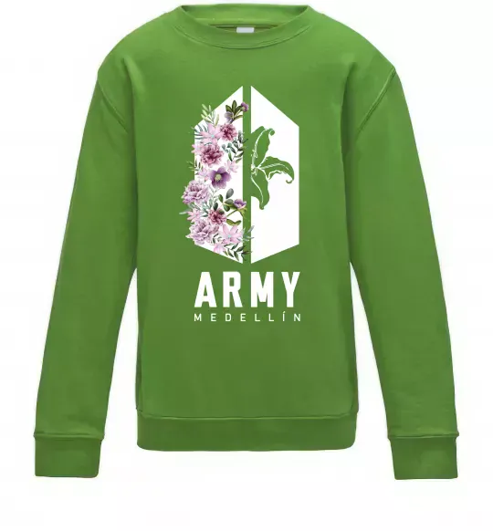 Детский Свитшот Army Medellin Лаймовый фото