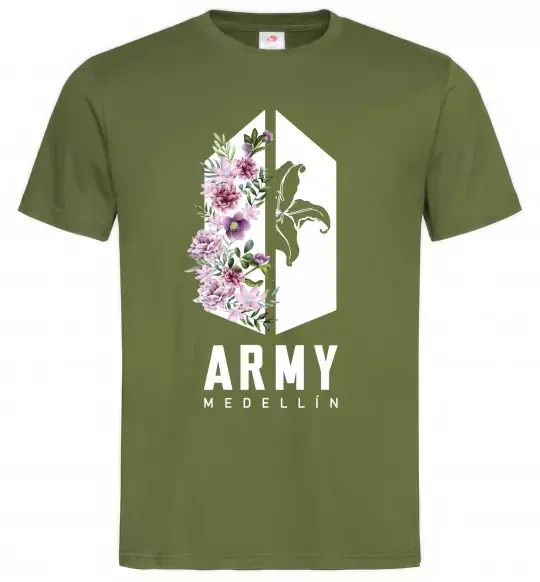 Мужская футболка Army Medellin Оливковый фото