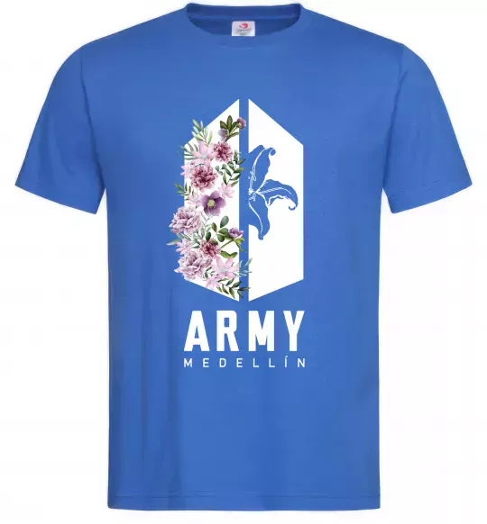 Мужская футболка Army Medellin Ярко-синий фото