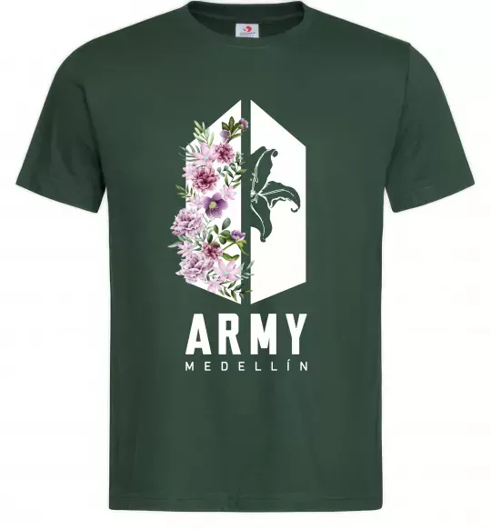 Мужская футболка Army Medellin Темно-зеленый фото