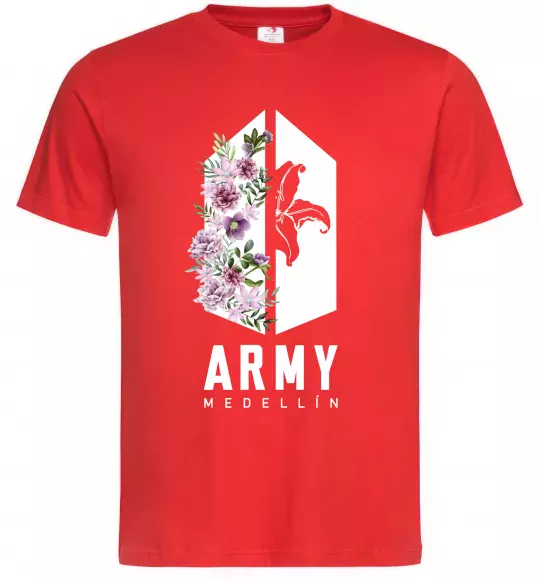 Мужская футболка Army Medellin Красный фото